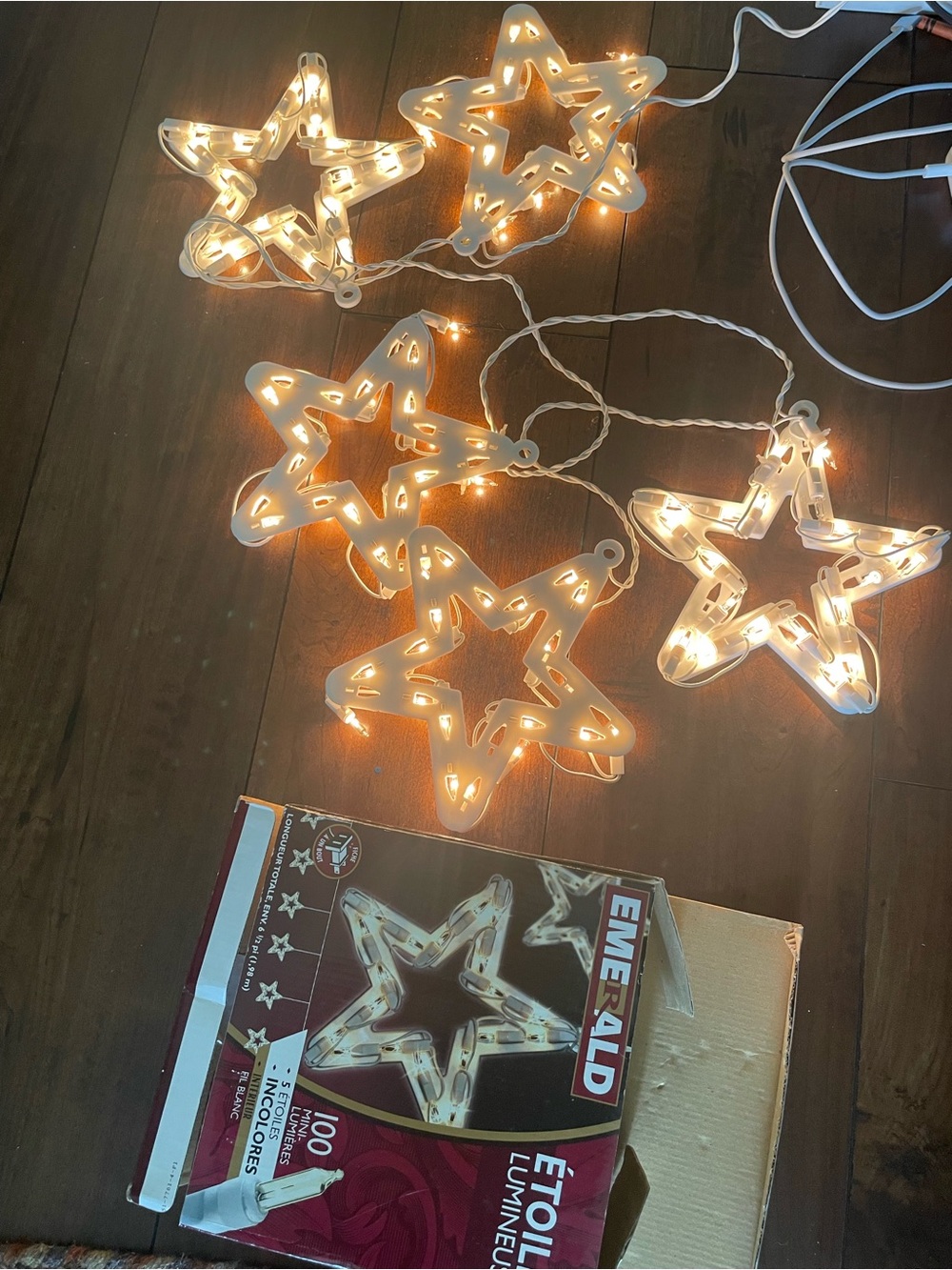 Beautiful Warm White Star String Lights - Home like new